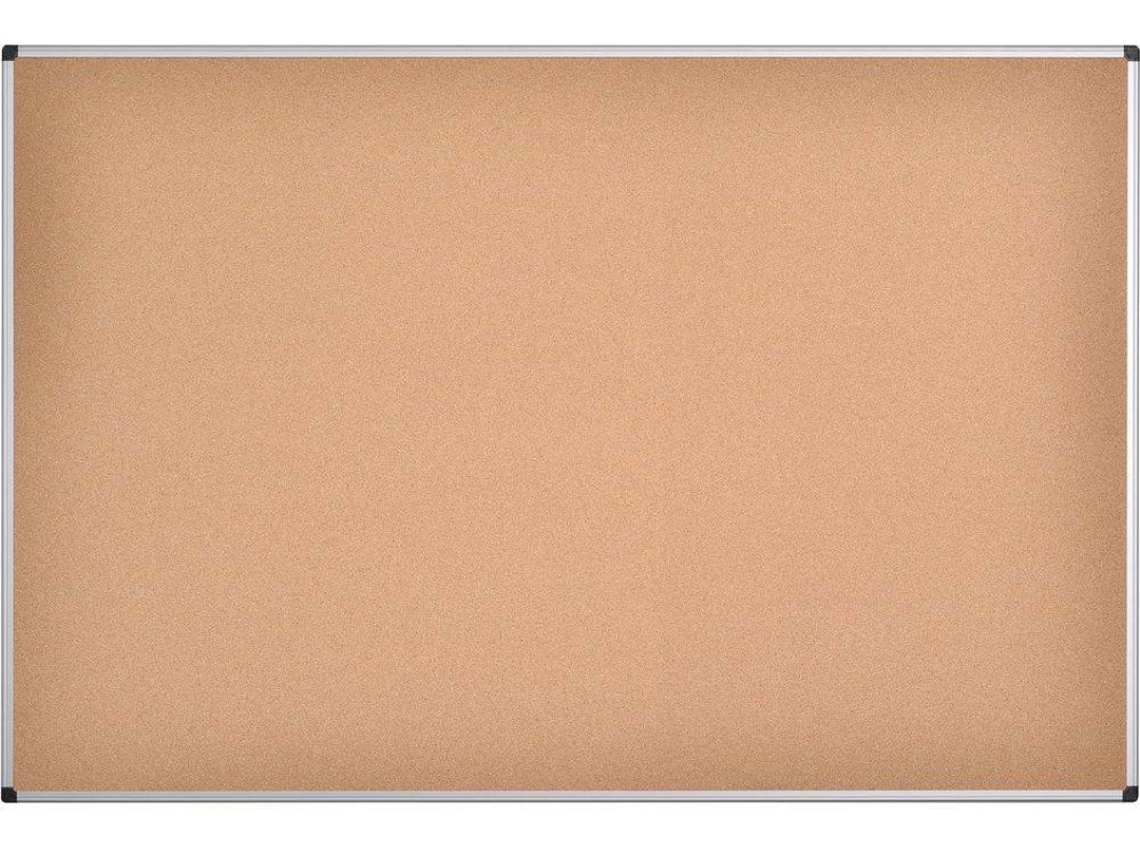 Pizarra de Corcho BI-OFFICE Maya Con marco de Aluminio (180x90cm)