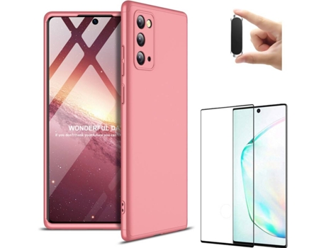 Carcasa, Protector y Soporte Samsung Note 20 Slim armor 360º Rosa