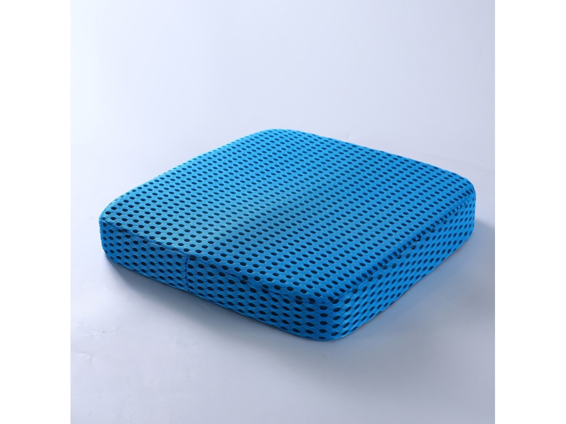 Almofada De Espuma Viscoelástica Eifson Para Cadeira, Malha 4d Para Alívio Da Dor Nas Costas (azul)