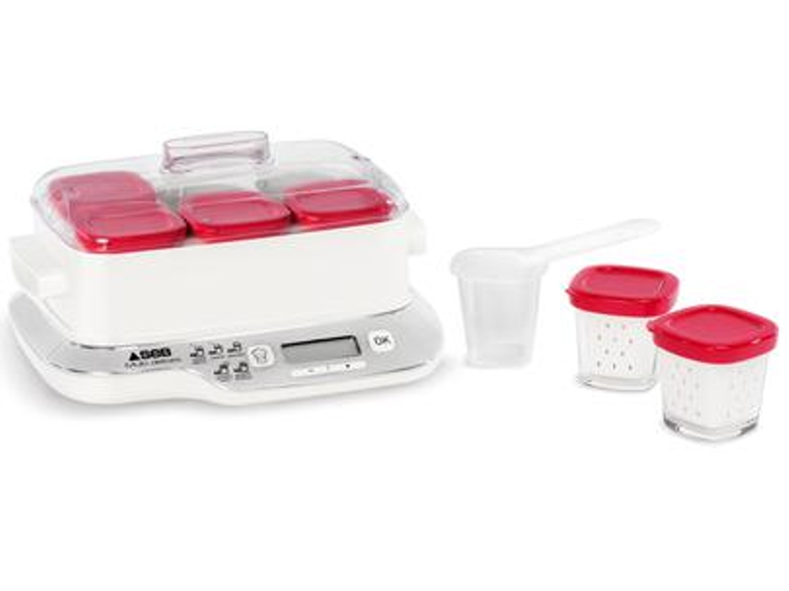 Seb Yg660100 Yogurt Maker 0,84 L Queso Cottage Lácteos Postre Yogurt 600 W