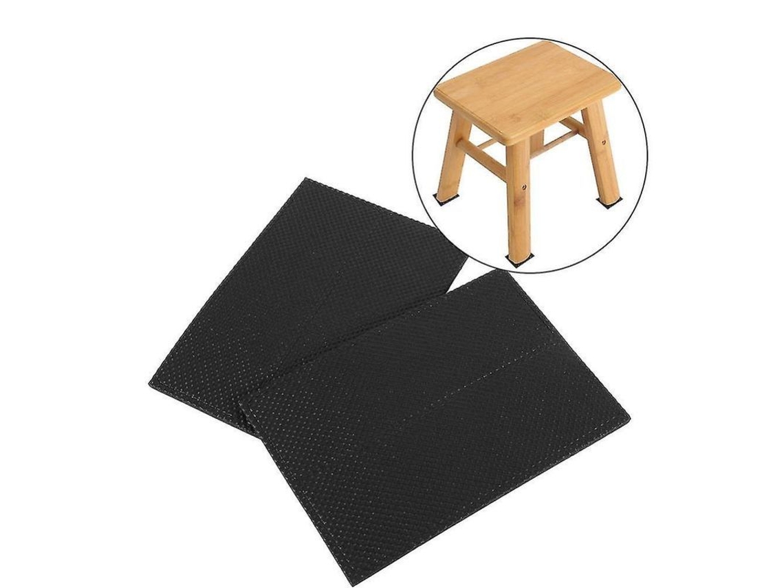 Patas De Goma Antideslizantes Autoadhesivas Negras Para Muebles Y Sillas, Protección Para Suelos, Huhsquare, 4 Unidades