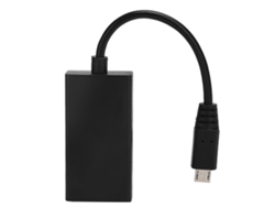 Cable Adaptador Micro Usb Para Proyector Con Carga, Vídeo Hd 1080p, Negro