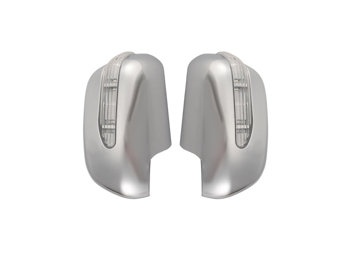 Cubierta De Espejo Retrovisor Led Para Coche Con Luz Y Espejo Lateral Con Intermitente Para Hilux Vigo 2006-2014
