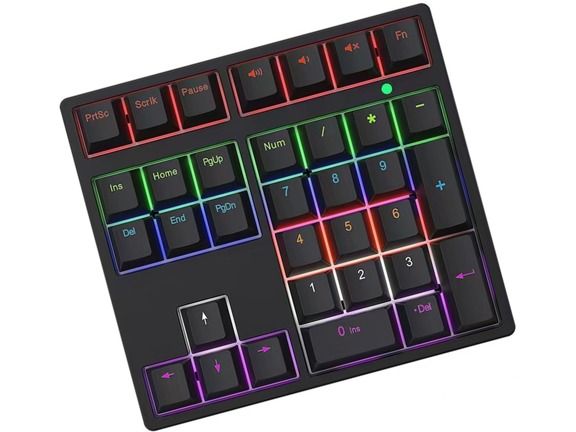 Teclado Numérico Usb Ergonómico De 34 Teclas, Teclado Financiero Para Portátiles