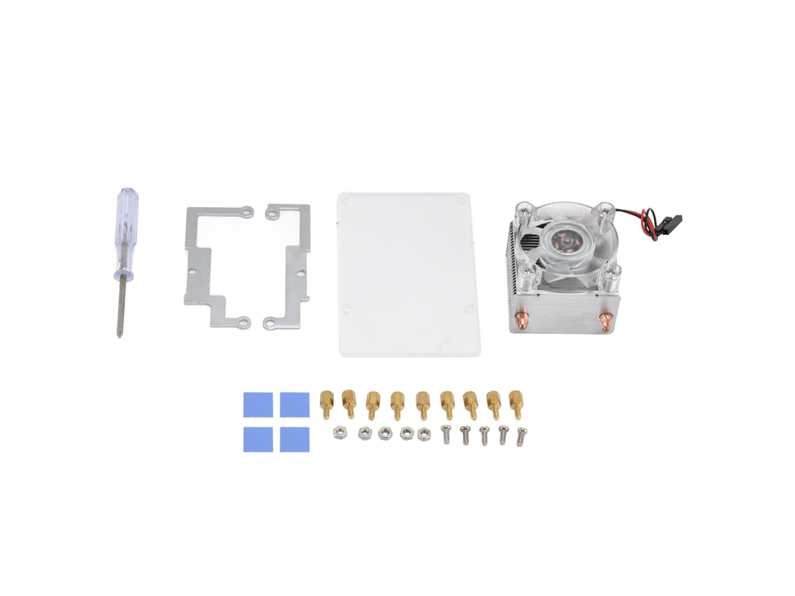 Ventilador De Enfriamiento Rgb Para Raspberry Pi 4b 3b+ 3b Con Disipador De Cpu Ice Tower Piezas Diy