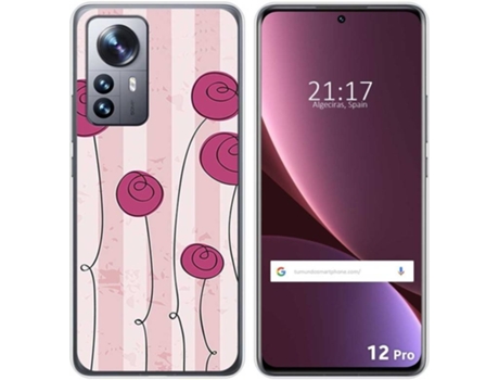 Carcasa para Xiaomi 12 Pro 5G TUMUNDOSMARTPHONE Dibujos Flores Vintage Multicolor