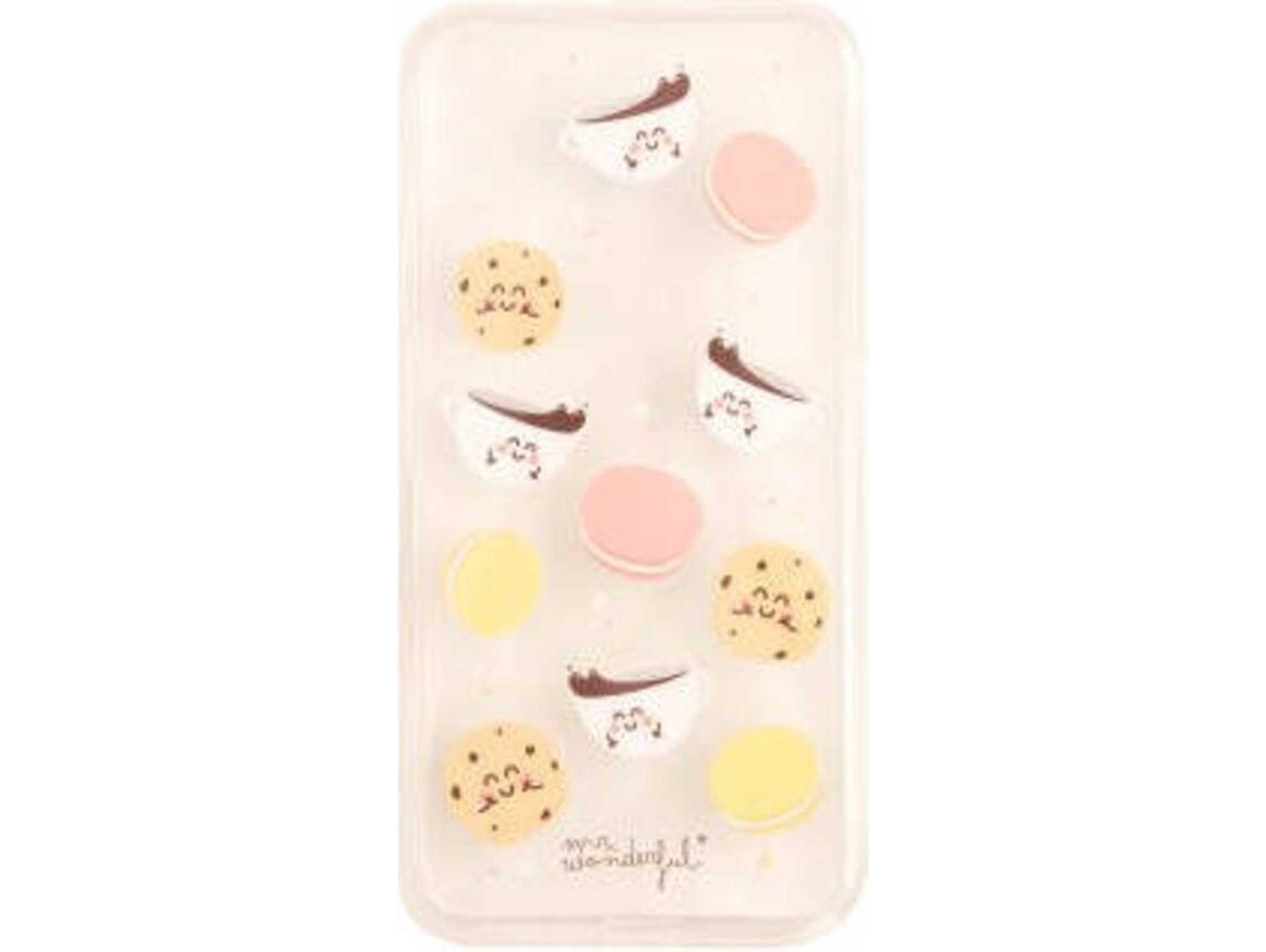 Funda iPhone X, XS MR. WONDERFUL Breakfast Transparente