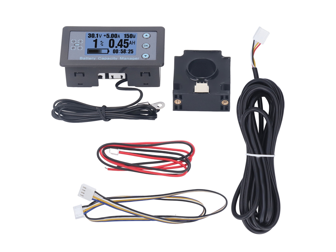 2026velora-monitor De Batería Ah Voltaje Lcd Bluetooth Baja Consumo Alta Precisión Para Rv 300a