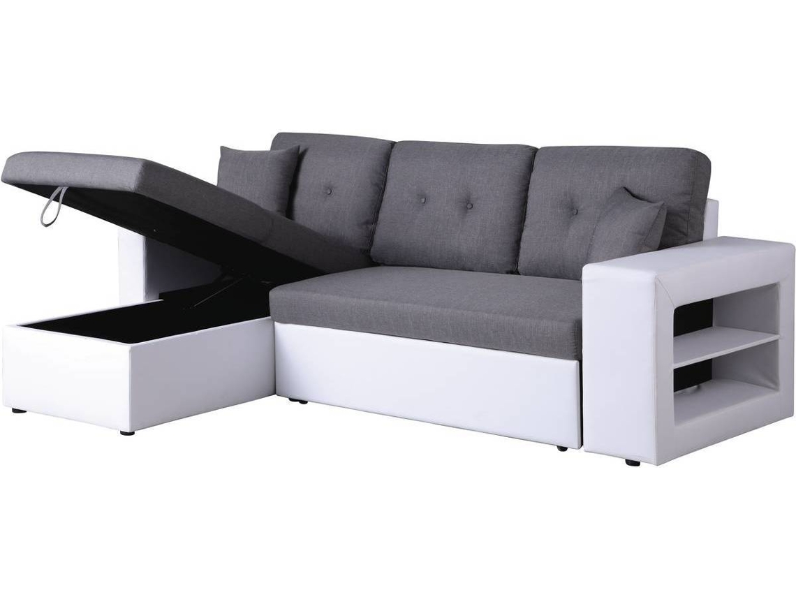 Sofá HABITAT Y JARDÍN Axel (Blanco - Tela - 192 x 53 x 44 cm)