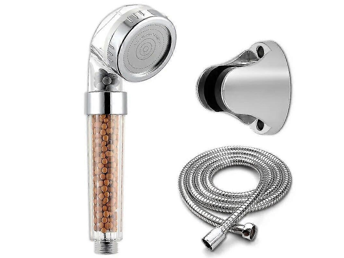 Juego de ducha de alta presión de acero inoxidable con filtro Super Zhang Ji y soporte para ducha de spa