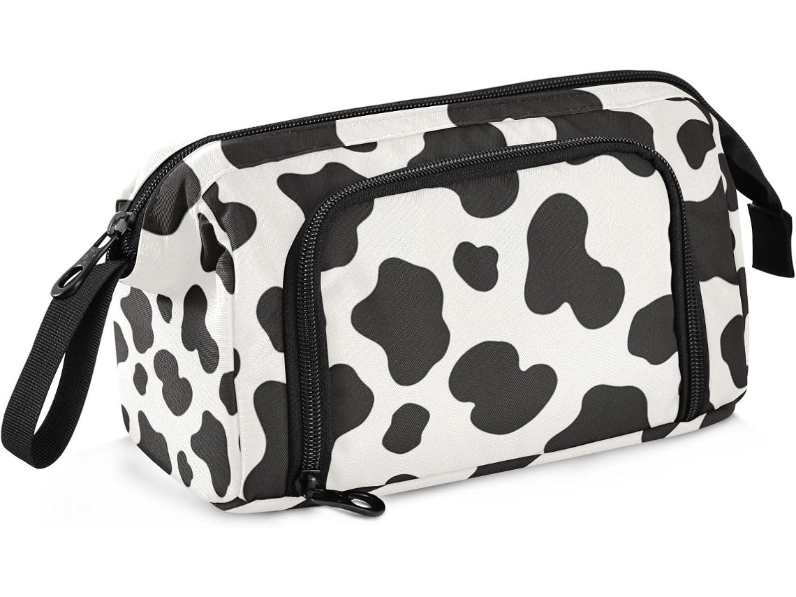 Besportble Estuche De Gran Capacidad Con Cremallera Para Niñas Y Vaca 24 X 9,5 X 15 Cm