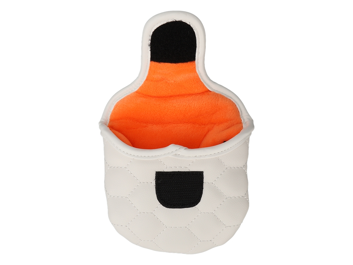 Casco De Golf De Pu Blanco, Funda Semicircular Para Putter, Ideal Para Golfistas.