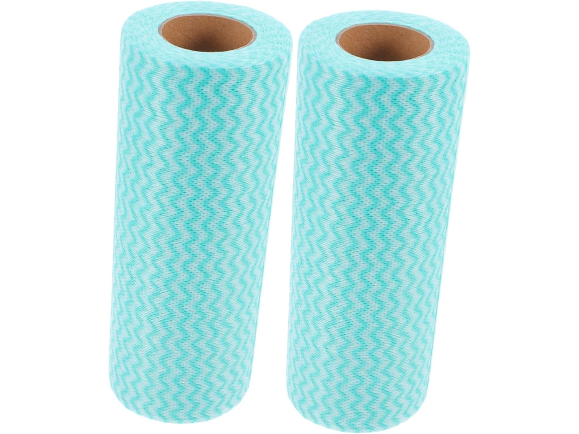 Rollos de tela de cocina desechables, absorbentes y reutilizables para limpiar manos, platos y superficies. Vayotoy