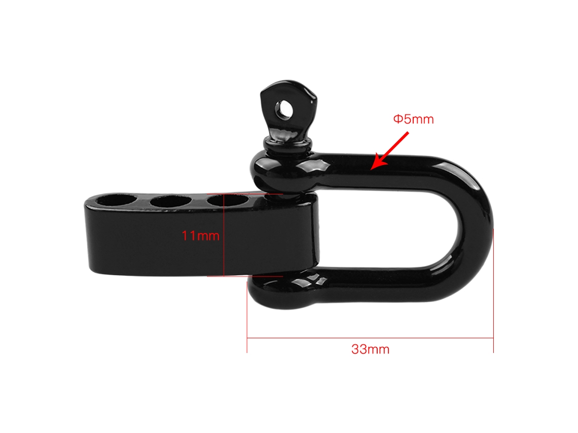 Lixada 10pcs Engate U Ajustável De Aço Inoxidável Para Pulseira Paracord Camping Hiking Outdoor