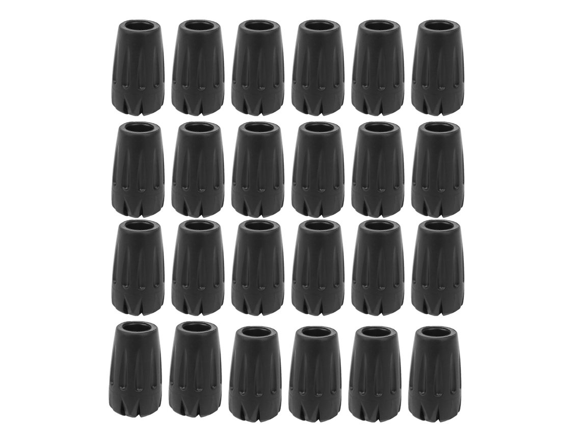 24 Puntas De Goma Para Bastones De Senderismo. Fundas Protectoras Para Bastones De Trekking Y Senderismo.
