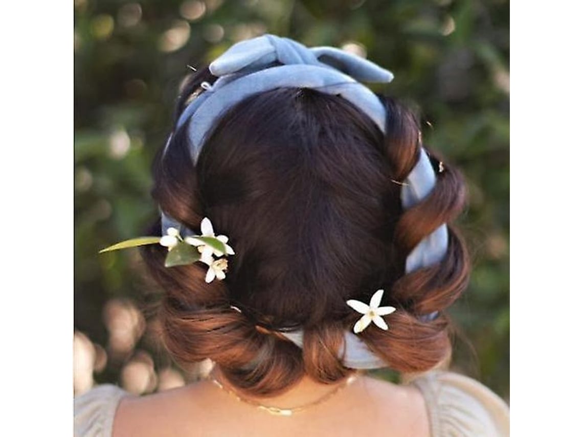 Kit Para Rizar El Cabello Sin Calor Con Diadema De Seda Y Rulos Para Lograr Rizos Naturales.