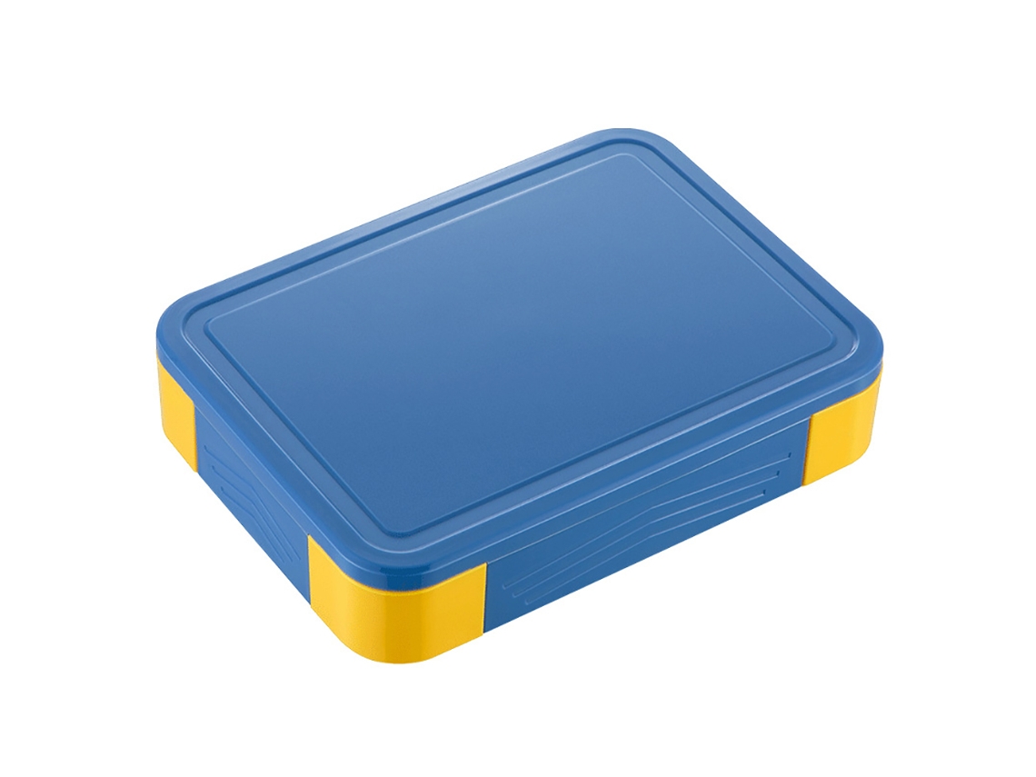 Fiambrera para niños, 6 compartimentos con caja para salsa, a prueba de fugas NEVEANCE