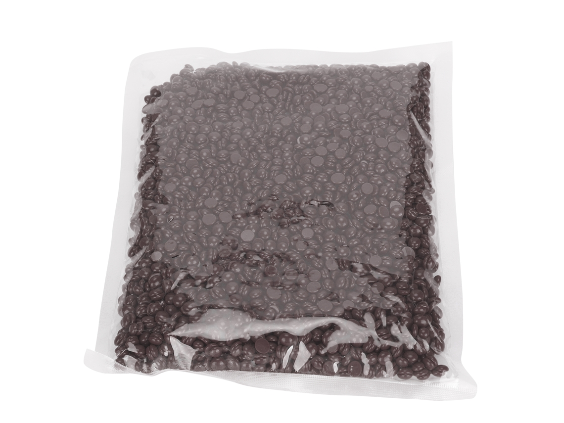 Cera Dura Para Depilación Facial, Axilas Y Piernas 500g Café Chocolate - Cera Depilatoria En Perlas Para Belleza En Casa Y Salones