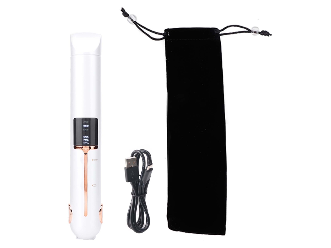 Plancha De Pelo Profesional Inalámbrica Usb, Rizador Y Alisador Portátil, Herramientas De Estilismo Eléctrico