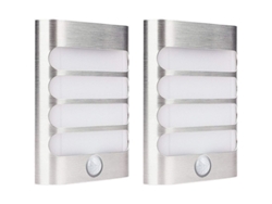 Luminárias de parede com sensor de movimento 2026-linjou, instalação sem fio para escadas, cozinha, banheiro, corredores e closets, luz branca quente.