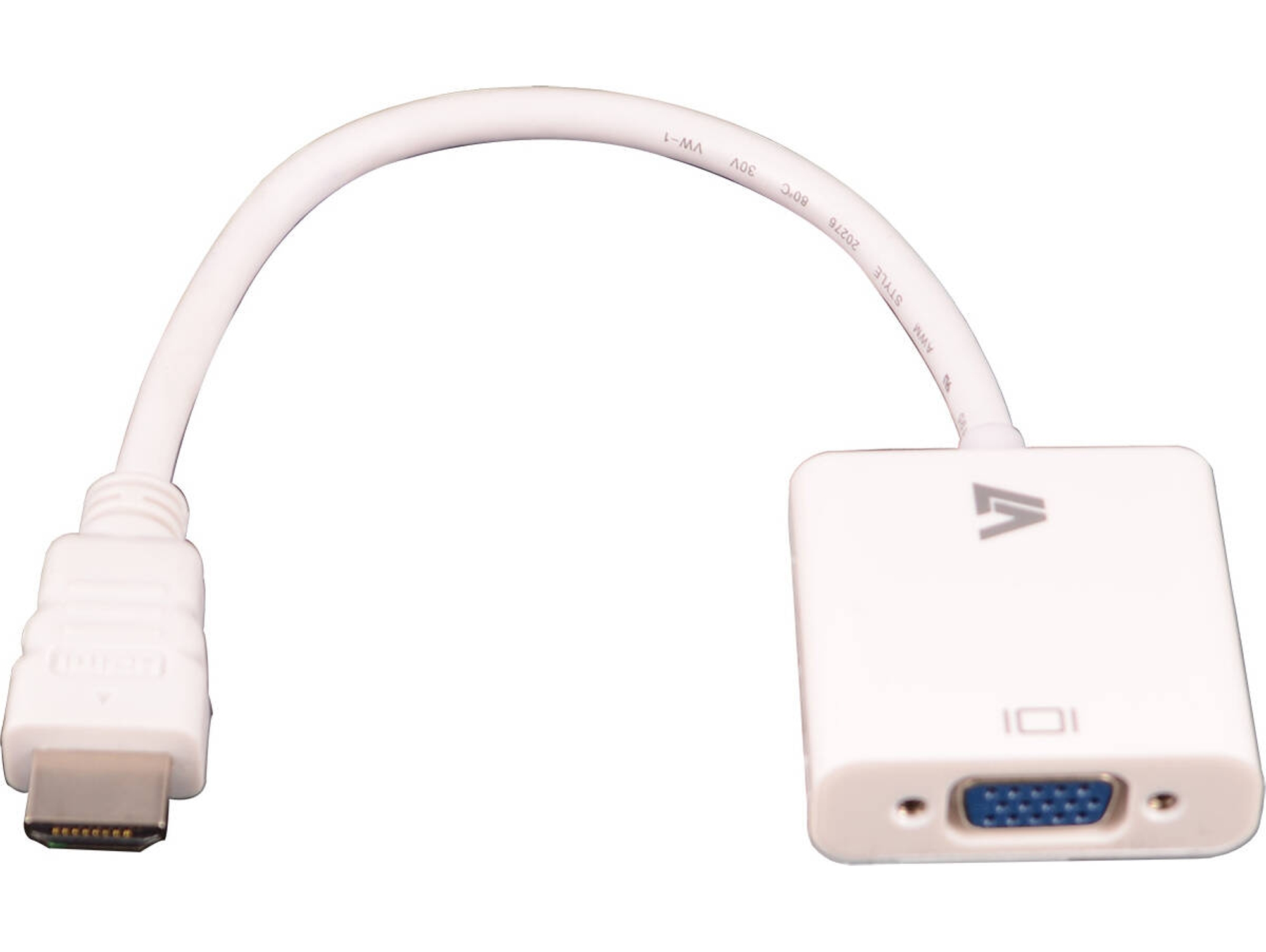 Adaptador V7 CBLHDAV-1E (HDMI-VGA - Blanco)