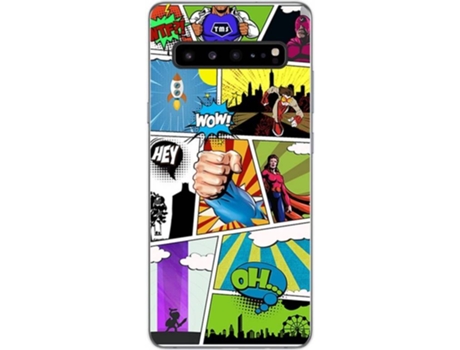 Carcasa Samsung Galaxy S10 5G TUMUNDOSMARTPHONE Comic Multicolor