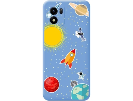 Carcasa para Vivo Y01 TUMUNDOSMARTPHONE Silicona Líquida Dibujos Azul