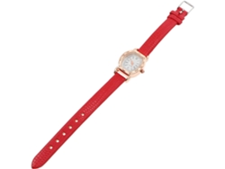 Elegante Reloj Pulsera Rectangular Acero Inoxidable Movimiento Cuarzo Esfera Fácil Estilo Retro Mujer Leer
