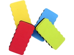 Design Ergonômico Magnético Erasers De Quadro Branco, Limpeza Rápida E Fácil Para A Escola, Escritório, Uso Doméstico (4pcs)