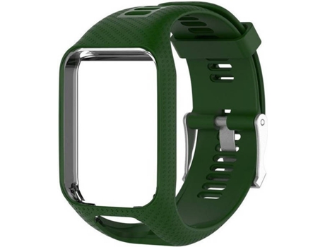 Pulsera GETEK (TomTom Spark Runner2/3 - Verde Oscuro)
