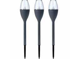 Antorcha de Jardín Progarden Gris oscuro (21 x 8 x 31 cm) (3 Unidades)
