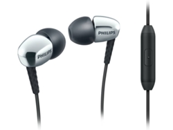 Auriculares PHILIPS SHE3905SL/00 (In Ear - Micrófono - Plateado)