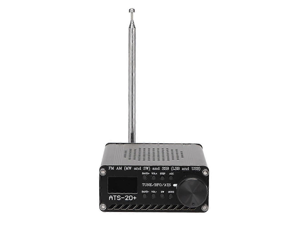 Receptor de radio GOKOCO ATS 20 con antena, radio inalámbrica portátil con pantalla de 0,96 pulgadas.