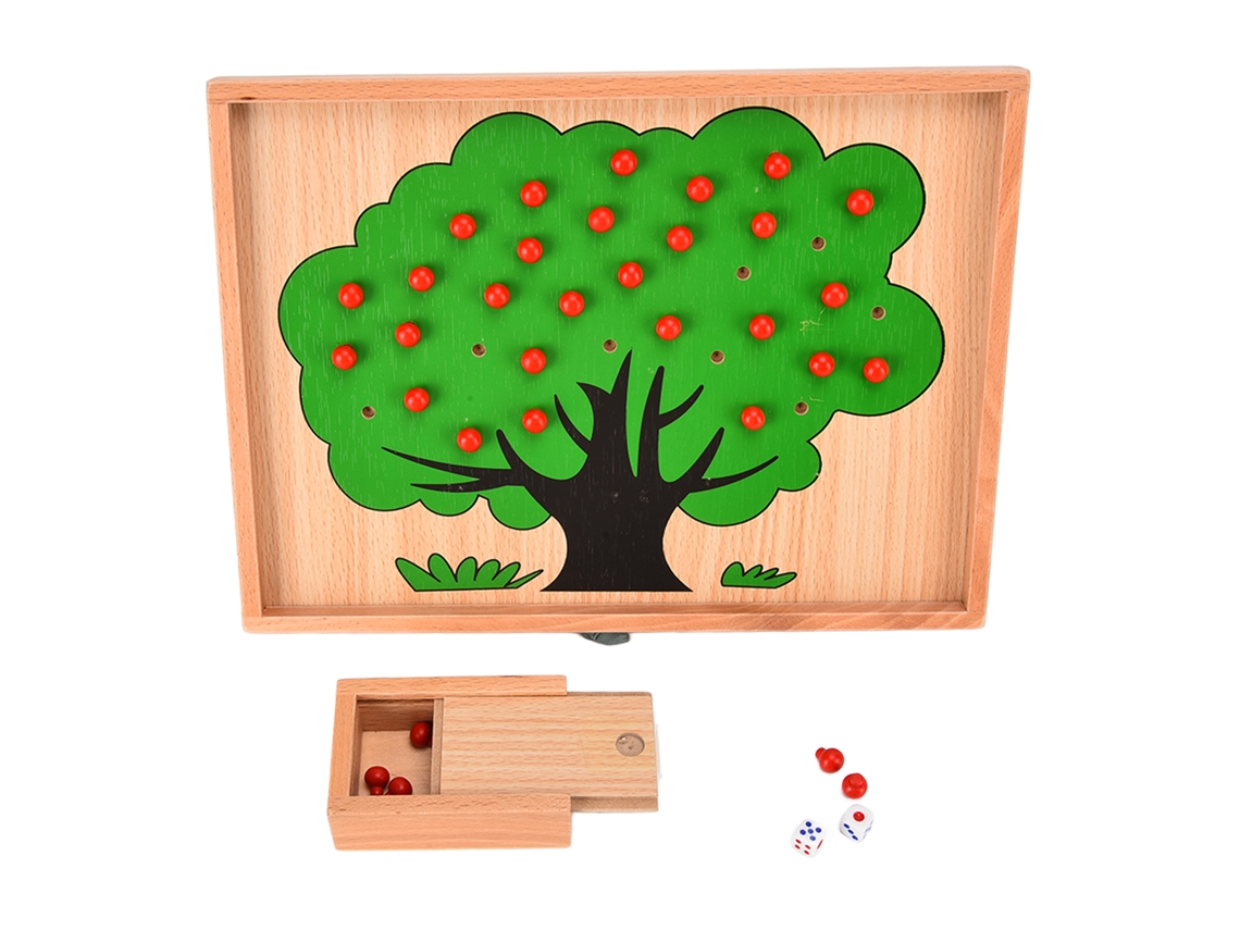 Juguetes Montessori De Madera Para Contar Árboles - Juguetes Educativos Para Aprender Matemáticas