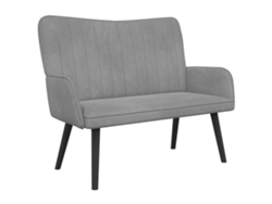 Maison Exclusive - Sofá De 2 Plazas Gris Claro 115 X 61 X 87 Cm