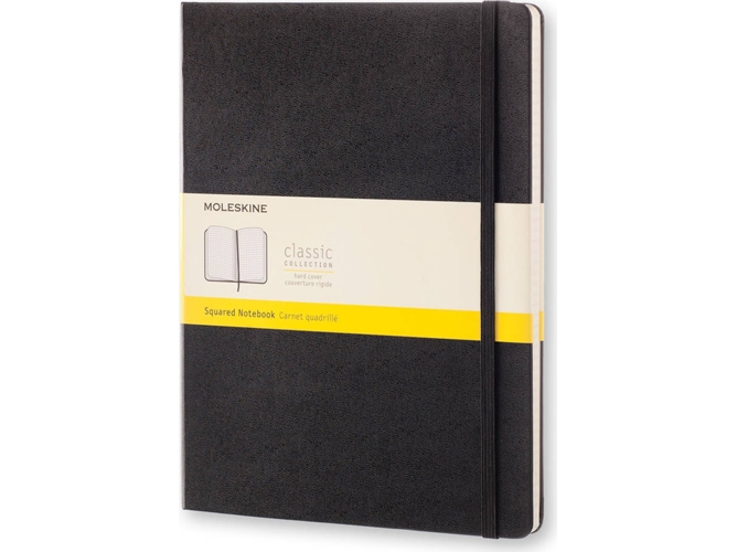 Bloc de Notas MOLESKINE Hardcover Negro (Cuadriculado)