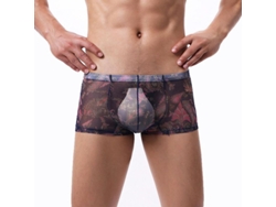 2026-boxers Sexy Para Hombres De Algodón Con Estampado Floral Ropa Interior Suave Y Cómoda
