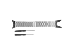 Correa de acero inoxidable 304 para reloj Suunto Ambit plateado