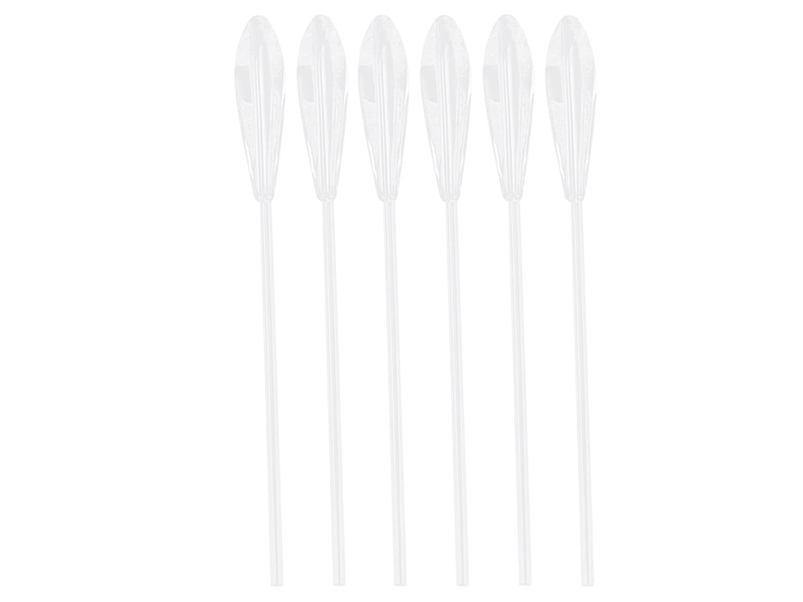 6 Peças Flutuadores De Pesca De Sinking Em Acrílico Transparente Branco Grande Ecológico 15g