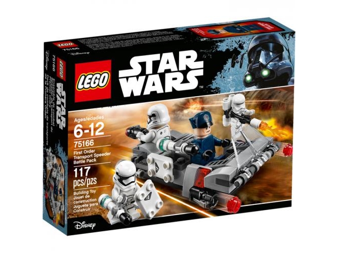 LEGO Star Wars: Speeder de transporte de la Primera Orden - 75166 (Edad Mínima: 6 - 117 Piezas)