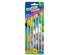 Conjunto De Pinceles Escolares Bambino, 6 Piezas