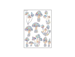 Adhesivo para ventanas con diseño de mariposas arcoíris prismáticas, ideal para decoración de vidrio - Kaesi Home Goods