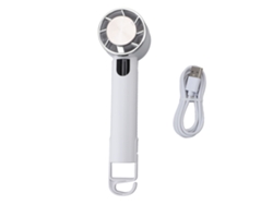 Ventilador Portátil Para Refrigeración De Semiconductores, Recargable Por Usb, 3 Velocidades, Mini, Para Escritorio Y Uso Portátil, Blanco.
