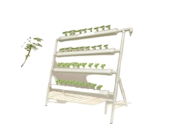 Kit de cultivo hidropónico de 4 niveles, 36 hoyos de plantación y bomba de agua eficiente OEM.