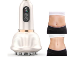 Masajeador de drenaje linfático y anticelulítico con microcorriente, luz, calor y vibración para piernas, brazos y abdomen Aeuzwr