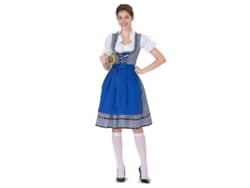 2026-5332-traje De Oktoberfest Para Mujer Dirndl Alemán Vestido Bavaro Carnaval Fiesta Tfo M Azul