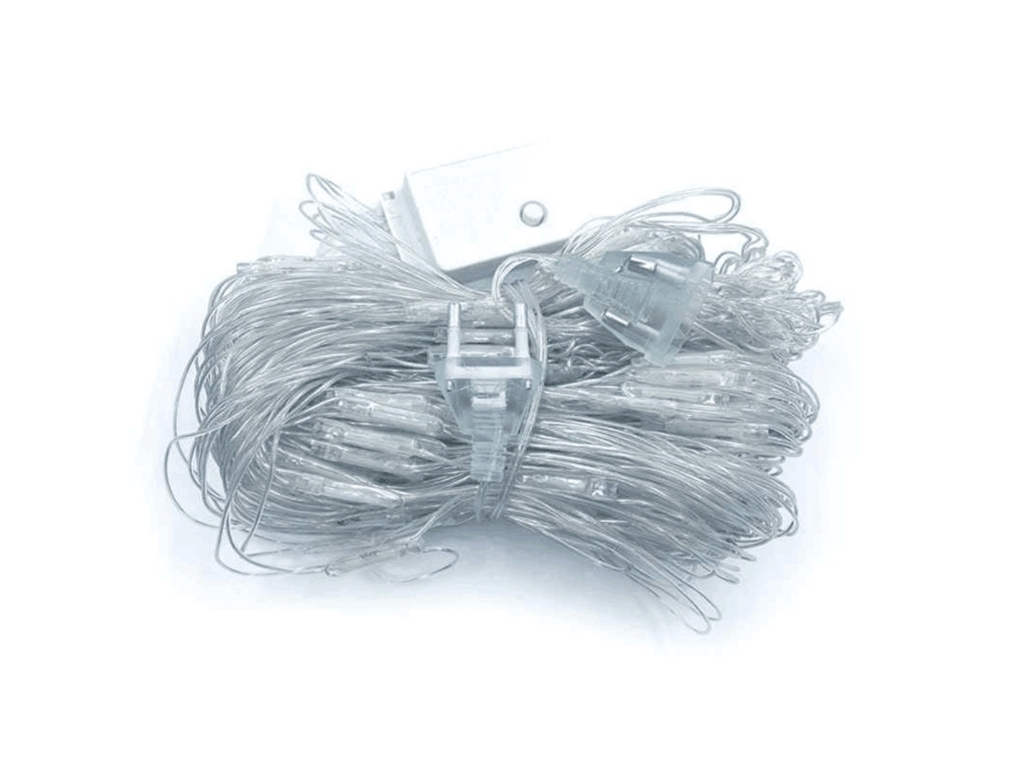 Red De Pesca Led Azul – 3 X 2 Metros, 192 Luces
