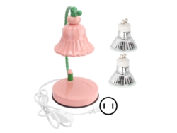 2026-lámpara Calentacera De Velas Regulable Con 2 Bombillas Rosa Para Decoración Hogar 110-240v Enchufe Us 110v