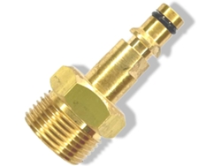 Adaptador Quick Click Compatível Com Mangueira De Alta Pressão M22 X 1,5 Ig Para Kärcher, Kränzle Etc. 5 Cm De Comprimento