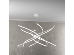 Lámpara de araña LED moderna Tornado 88W 5950LM 1163/S100 oro bruñido